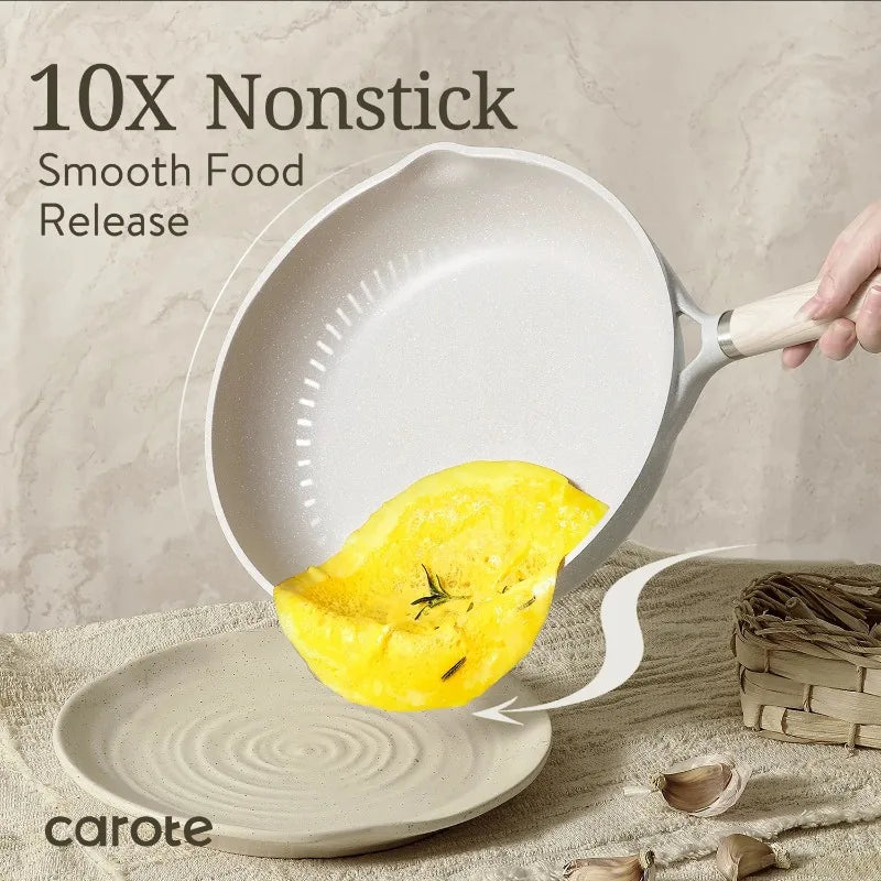 Carote Non Stick Pots and Pans Set, Induction Kitchen Cookware Sets