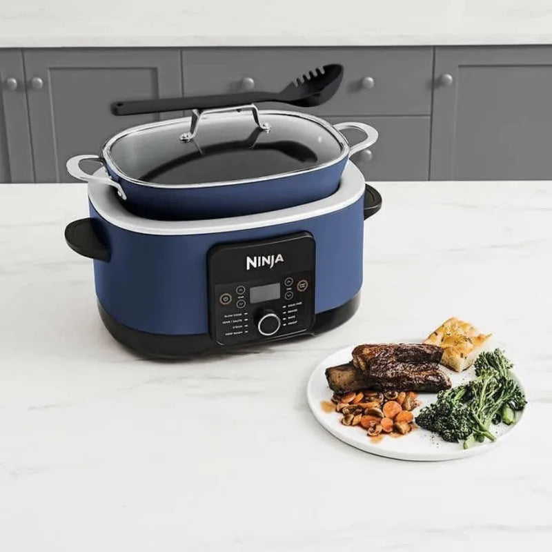 Ninja Foodi PossibleCooker PRO 8.5 Quart Multi-Cooker, with 8-in-1 Slow Cooker, Dutch Oven, Steamer & More, Glass Lid