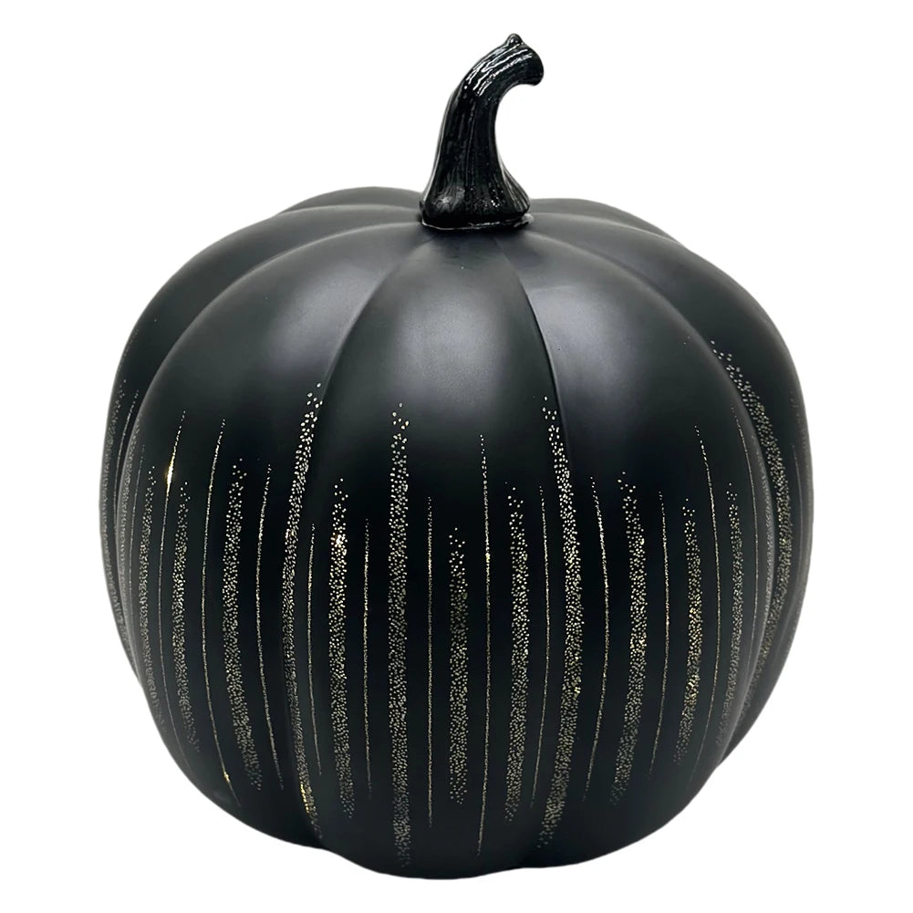 Starry Night Pumpkins Twinkle LED Light Pumpkins Timer Lighted Sparkling Starry Night Glass Pumpkin for Bedroom Hallway