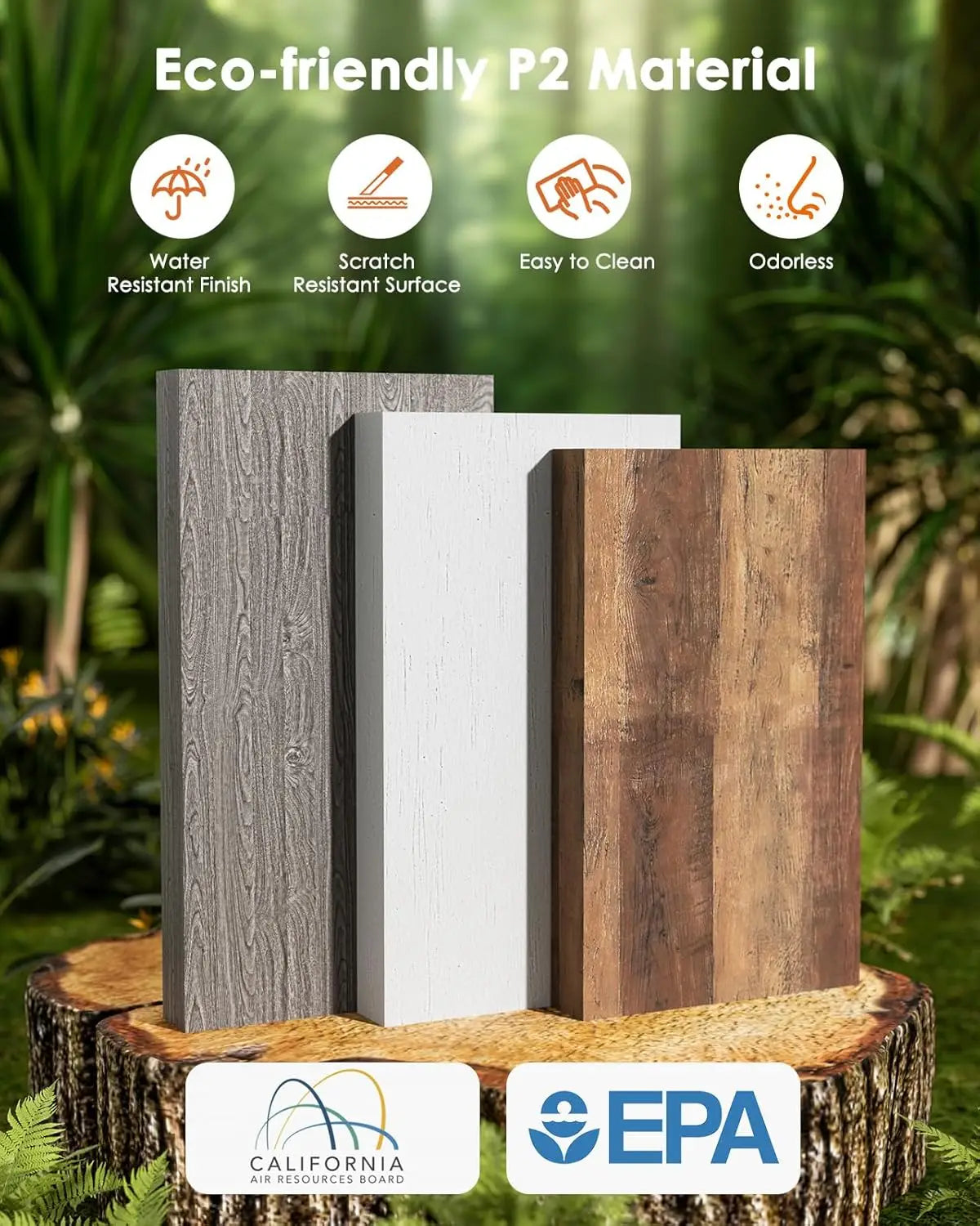 Coffee Table with Drawers, 39.4" Farmhouse Wood Coffee Table for Living Room, Featuring Open Display Shelf, Hidden Drawers, Grey