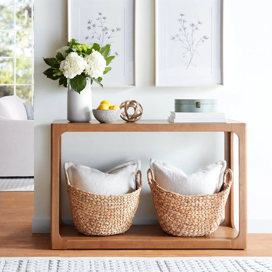 Haven Console Table, Warm Brown