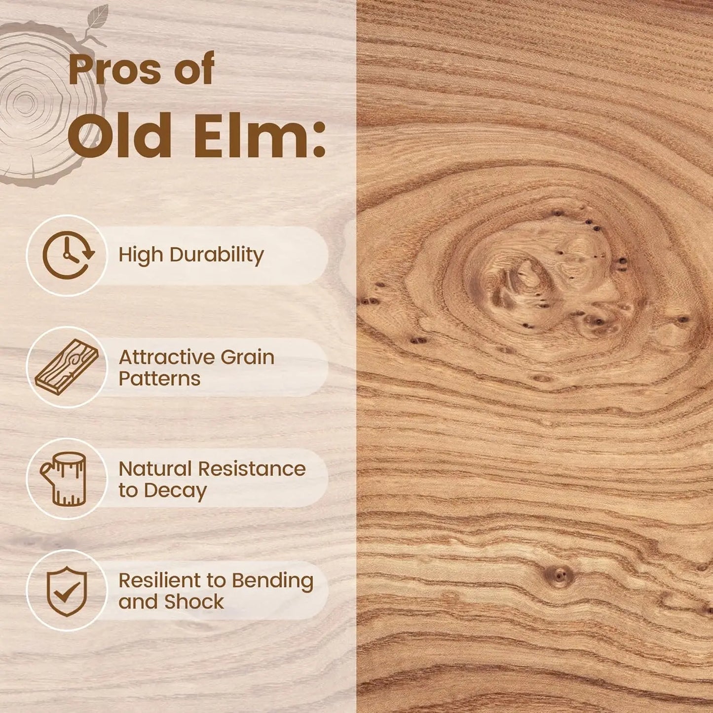 Rustic Elm Wood Floating Shelves for Wall, Live Edge 36"W x 9.2"D x 1.4"H, Set of 2 with Invisible Bracket, Wall Mounted Storage