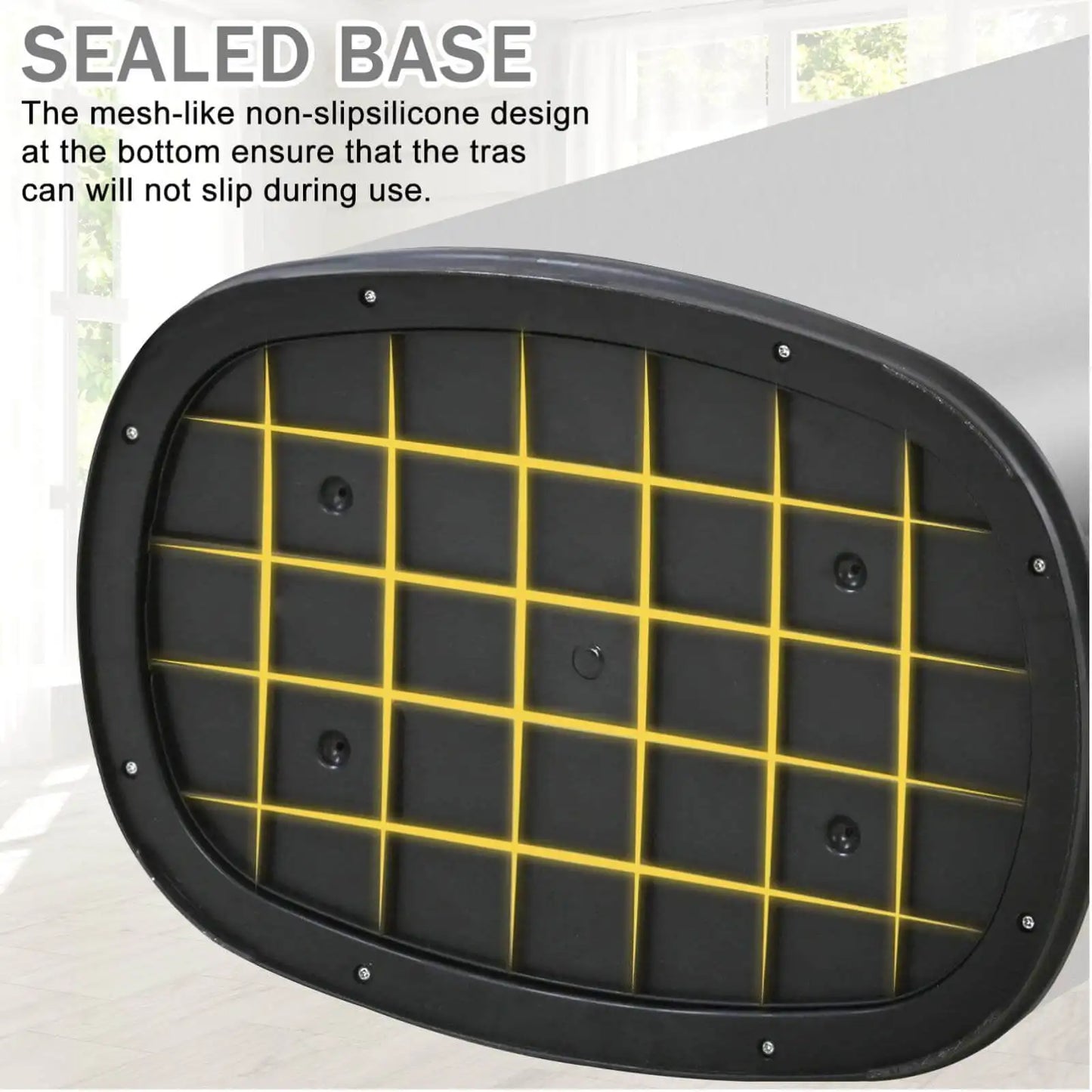 Kitchen Trash Can with Lid, 13 Gallon Automatic Stainless Steel Garbage Can with Touch-Free & Motion Sensor