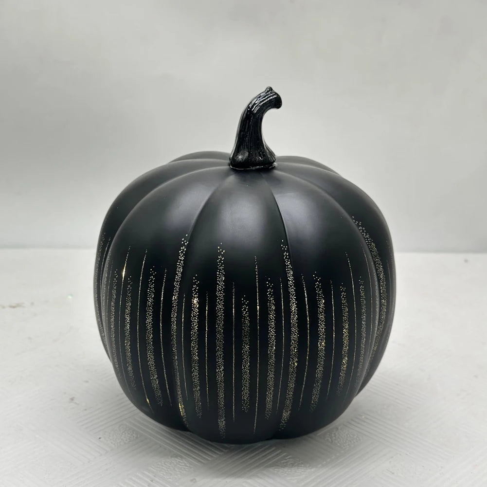 Starry Night Pumpkins Twinkle LED Light Pumpkins Timer Lighted Sparkling Starry Night Glass Pumpkin for Bedroom Hallway