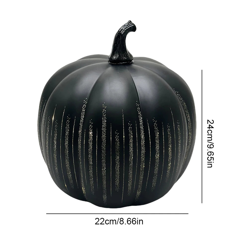 Starry Night Pumpkins Twinkle LED Light Pumpkins Timer Lighted Sparkling Starry Night Glass Pumpkin for Bedroom Hallway